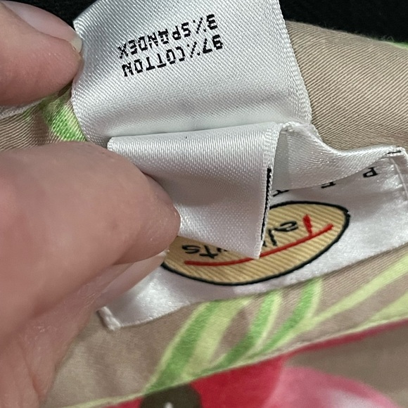 Talbots Petites 8 Stretch Side Stretch Floral Pattern Knee‎ Length - Picture 2 of 5